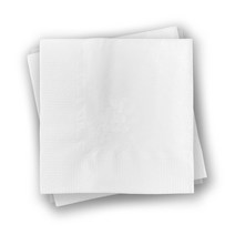 [진양제지] 칵테일 무지 냅킨(브라운/화이트), 화이트 8000매, 1개, 8000매입