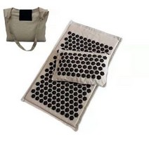 지압 슬리밍 편두통 소화안될때 손 발 바닥 수기치료 Nature Linen 코코넛 팜 마사, 유백색 세트