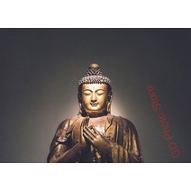 사용자 정의 장엄한 부처님 동상 그림 불교 공급 신앙 HD 용지 인쇄 홈 바 카페 장식 예술 벽화, [03] A3  16.5x11.8inch, [23] 23