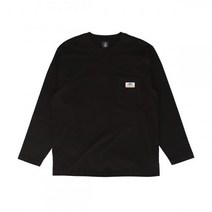 VOLCOM 에센셜 원포켓 레인보우 긴팔 티셔츠 블랙