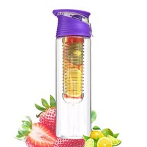 필터물병 휴대용 스포츠 물병 과일 인퓨저 플라스틱 물컵 Bpa 프리 700ml 필터 주스 셰이커, [01] 700ml, [05] PP