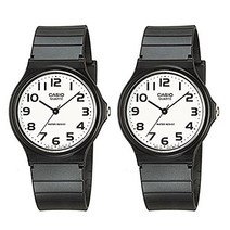 [카시오]CASIO 손목시계 메이커 카시오 시계 치프 카시오 페어 워치 MQ-24-7B2LLJFMQ-24-7B2LLJF 레이디스 맨즈[페어 BOX 선물중] [품]