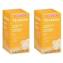 Teavana Starbucks Chamomile Blush Herbal Tea 티바나 스타벅스 카모마일 블러쉬 허브티 24개입 2팩, 48개