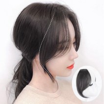 잇츠리빙샵 앞머리가발 여신머리 25cm 1개, 02_자연 갈색