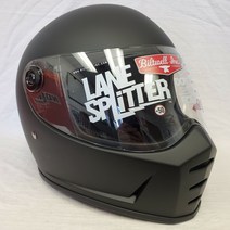 빌트웰 Lane 스플리트ter 헬멧 모터사이클 매트 Flat 블랙 XX라지 2XL