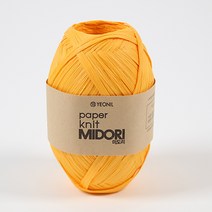 [앵콜스] (10+1) 미도리 종이실 40g 종이100% 여름 뜨개실, 510 연오렌지(낱개)