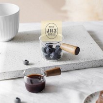 온나 우드 손잡이 유리 미니그릇 소스볼, 대형