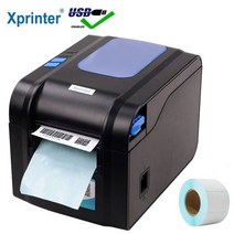 레이저마킹기 소형레이저각인기 레이저각인 xprinter 3inch 열 라벨 프린터 바코드 프린터 qrcode 스티커 프린터, 370b USB, 협력사, au 플러그