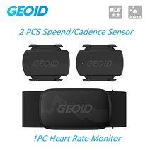 즈위프트 실내 자전거 센서 케이던스 스피드 zwift 사이클 자전거 속도 속도측정, 2개 cs600 및 hs500