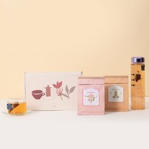 라파티 임신축하선물 초기 임산부 임신 선물 티백2+텀블러+쇼핑백, 펌킨루이+애플루이