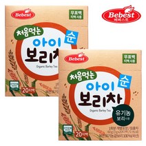 베베스트 처음먹는 아이 보리차, 보리, 60g, 2박스