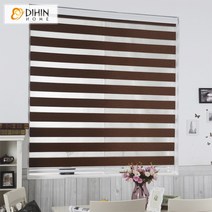 우드룩블라인드 버티칼 사용자 정의 크기 얼룩말 블라인드/더블 레이어 롤러 블라인드 창 커튼