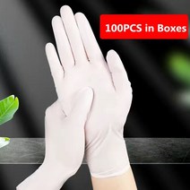 실험실기기 치과용 정밀 파워서플라이 원심분리니트릴 장갑 일회용 유니버설 합성 라텍스 무료 주방 실험실, 2M, 09 100pcs