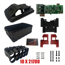 마키타배터리 10X21700 리튬 이온 배터리 플라스틱 케이스 스티커 PCB 충전 보호 회로 기판 상자 밀워키 M18 18V, 02 BOXPCB