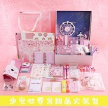 입학선물 볼펜 샤프 파카펜 문방구 인터넷 레드 세트 선물 벚꽃소녀 마음 학용품 개강 중학, 47 실버