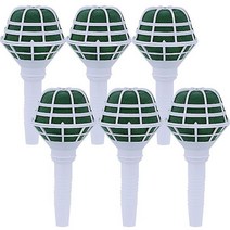 Suppla 6PCS 부케 홀더 폼 플로럴 핸들 브라이덜 프레시 플라워 실크 웨딩 용품 장식