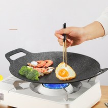 멀티 인덕션/가스 캠핑 그리들팬 34cm 라운드 바베큐
