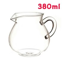 원형숙우 380ml 강화유리 다해 유리숙우 주전자 다기, 상세페이지 참조