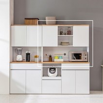 [데코라인] 투엘 1200 상부장, 색상:멀바우화이트