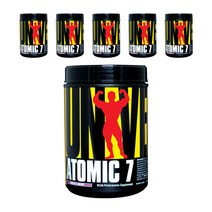 유니버셜뉴트리션 아토믹 7 BCAA 퍼포먼스 서플먼트 그루비 그레이프, 1kg, 6개