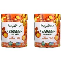 MegaFood 메가푸드 강황 투메릭 심황 울금뿌리 커큐민노이드 40꾸미 2통