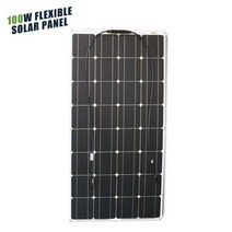 단결정 고효율 태양광 패널 오프 그리드 시스템 경량, 100W PET PANEL