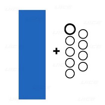 아이스하키스틱 아이스하키채 아이스하키가방 하키스틱 하키 스틱 열 수축 슬리브 아이스 그립 테이프, 02 파란
