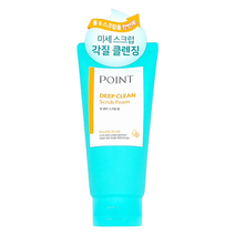 포인트 딥 클린 스크럽 폼 150g 각질과 블랙헤드까지 깨끗이 세정!, 1개