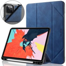 태블릿 새로운 ipad air4 9.7 10.9 인치 보호 커버 ipad pro 11 인치 2020 범용 태블릿 케이스 ipad pro 12 9 케이스, 2018년 11인치, 푸른