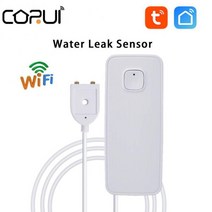 CORUI-와이파이 스마트 누수 감지기 투야 사운드 알람 누출 센서 수위 플러드 오버플로 경고 보안 경보 시스템, [01] 1pc