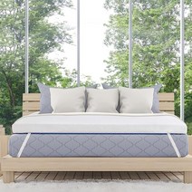 메모리 폼 매트리스 토퍼 트윈 젤 쿨링 통기성 세탁 가능한 섬유 커버 CertiPUR-US 인증 - 5.1cm 2인치, 3INCH Gel Memory Foam, California King