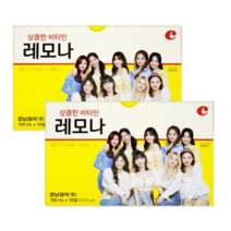 경남제약 비타민 레모나 드링크 100mlx10개입x2박스[총20병], 1000ml, 2개