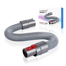 LANMU 연장 호스 for Dyson 다이슨 연장 호스 다이슨 연장 파이프 dyson hose V15 V11 V10 V8 V7 시리즈 전용 진공 청소기 연장 호스 다이슨 자바라 벨로우즈 호스 교체 부품 뻗기굽힘신축연장 가능 객실자동차 청소 가정사무실