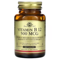 솔가 비타민 B12 100 mcg 100 500 태블릿