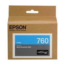 EPSON 정품포토잉크 T760200 Cyan SC-P600 26ml SC-P600, 1