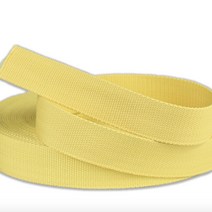 케블라원단 케블라 아라미드 고강도 아라미드 섬유 테이프 메타 짠 패브릭 벨트 케블라 내화, 18 Yellow75x4mm_01 50M