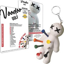 부두 골프 볼 티 홀더 가방용 참신 키체인 액세서리 남성용 선물 3 1/4 2 3/4 1 1/2 티, 기본