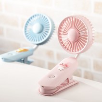 디카운티 써큘레이터 저소음 유선 무선 캠핑 USB 충전식 차량용 서큘레이터 유모차 탁상용 휴대용 집게형 클립형 미니 카카오 선풍기 추천, LF 집게형 선풍기 리틀라이언 - 1개