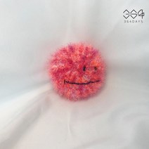 364days 파스텔오렌지 여친 수세미 핸드메이드 수세미 달달한 동글이 커플수세미, 09.레인보우샤베트(개별포장) 1개, 고리o