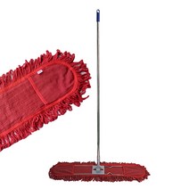 제이오마켓 기름적색105cm 스텐120cm 리스킹세트강당 체육관 병원 사무실 다용도 걸레 밀대 세트, 단품