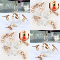 미니 디퓨저용 공병 사각형 8ML 향기 디퓨저용기 보관병 자동차용 블랙체리향 디퓨져용기 캔들용기, 원형 10ml
