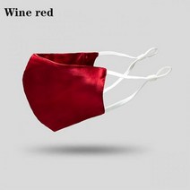 패션마스크 PM2.5 필터와 뽕나무 실크 마스크 자연 얼굴 입 먼지 증거 여자 남자 패션 빨, 8Y, Wine red