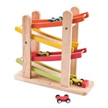 원목 레이싱 경사대 18개월 남아장난감 유아자동차장난감 자동차놀이