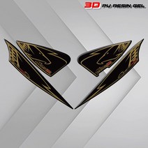 스즈키 GSX1300R 하야부사 2008 용 오토바이 3D 젤 후면 페어링 스티커 가장자리 페인트 스크래치 보호기, 03 C