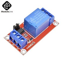 1 채널 DC 12V 24V 릴레이 모듈 보드 실드 옵토 커플러 Arduino 용 하이 레벨 로우 트리거 지원, [01] 12V