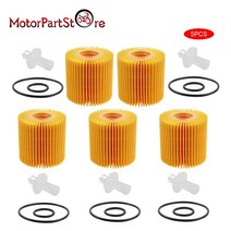 자동차 공기청정기 자동차 공기필터5pcs 오일 필터 도요타 캠리 RAV4 Highlander Scion Lexus ES350 RX350, 한개옵션0