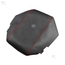 스파크 콘솔박스 팔걸이 자동차 크라이슬러 300 2008 2009 2010 마이크로 화이버 가죽 자동차 인테리어 센터 콘솔 뚜껑 팔걸이 박스 보호 커버 트림, [01] Blackred line
