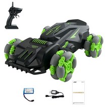 비보이카 2.4G RC 자동차 드리프트 스턴트 360 도 회전 빠른 속도 원격 제어 전기 레이싱 모델 장난감 소년 선물, [02] Green