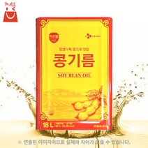 이츠웰 콩기름 18L 대두유 업소용 대용량 18리터, 1개