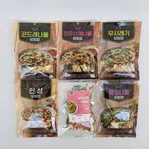 바로cook 간편식 건나물 자취요리 비빔나물 곤드레나물 7종, 1봉, 인삼 비빔나물(25g)